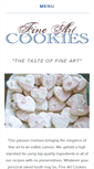 Mobile Screenshot of fineartcookies.com